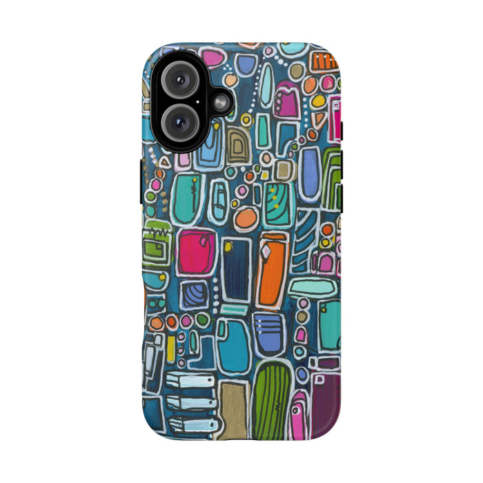 "Memory Den" Phone Case — Colorful Geometric  Protective Cover