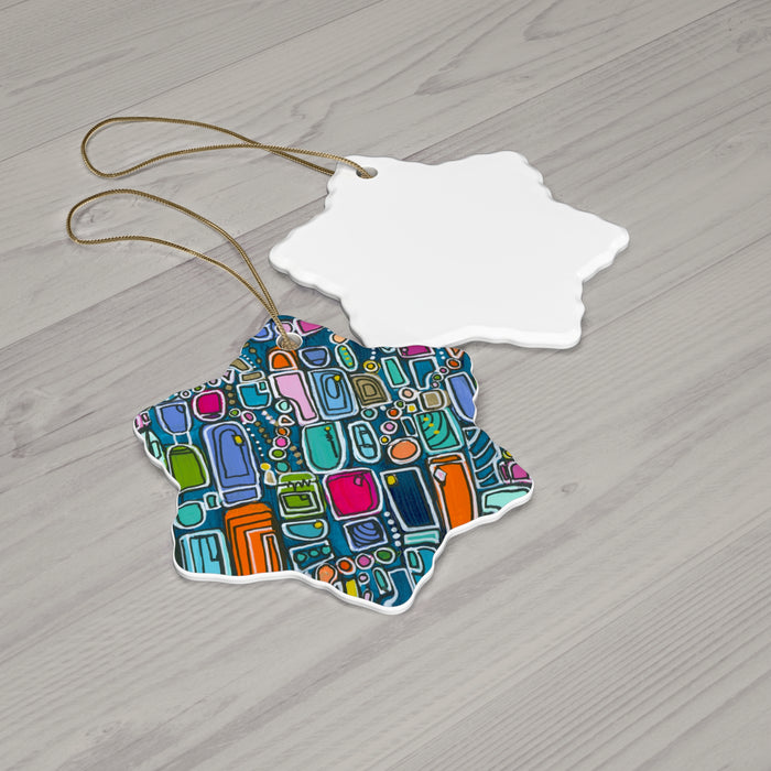 "Memory Den" Ceramic Ornament