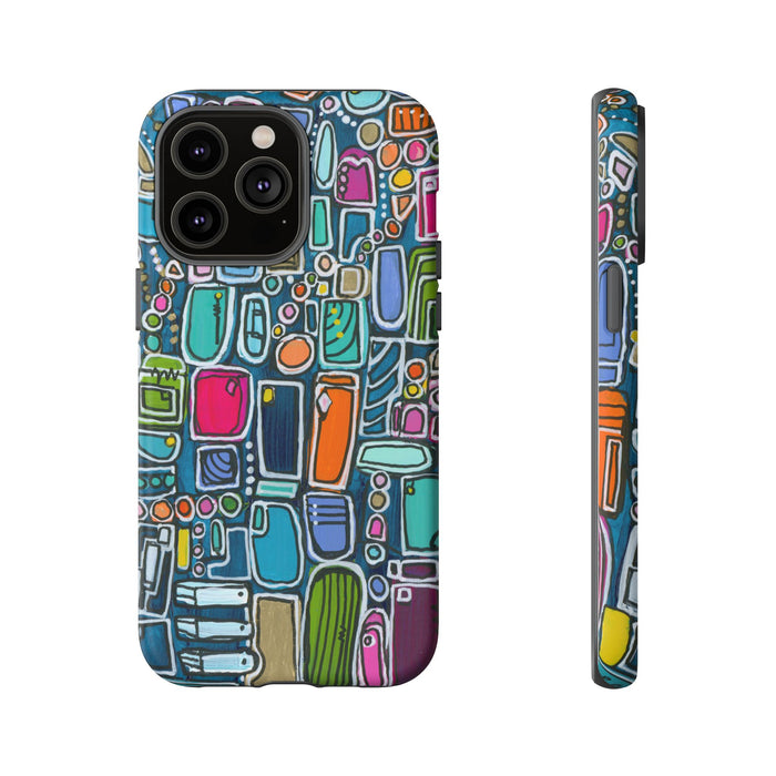 "Memory Den" Phone Case — Colorful Geometric  Protective Cover