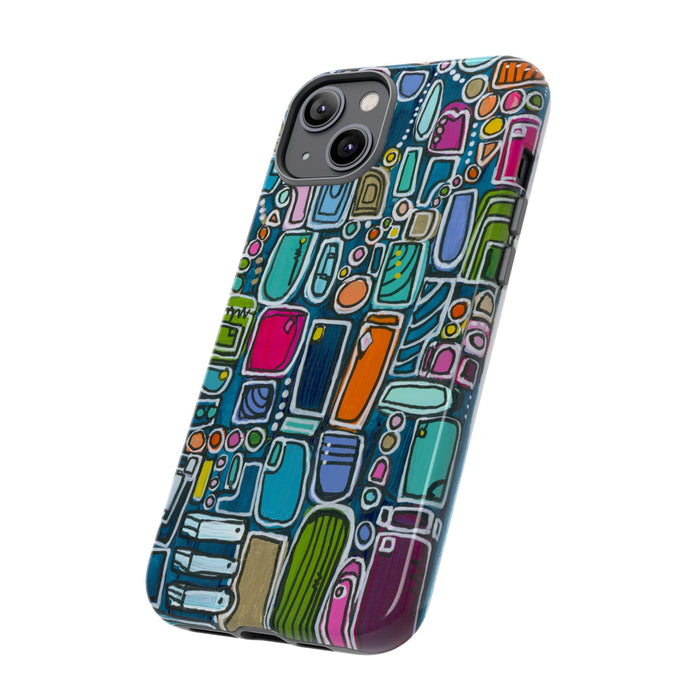 "Memory Den" Phone Case — Colorful Geometric  Protective Cover