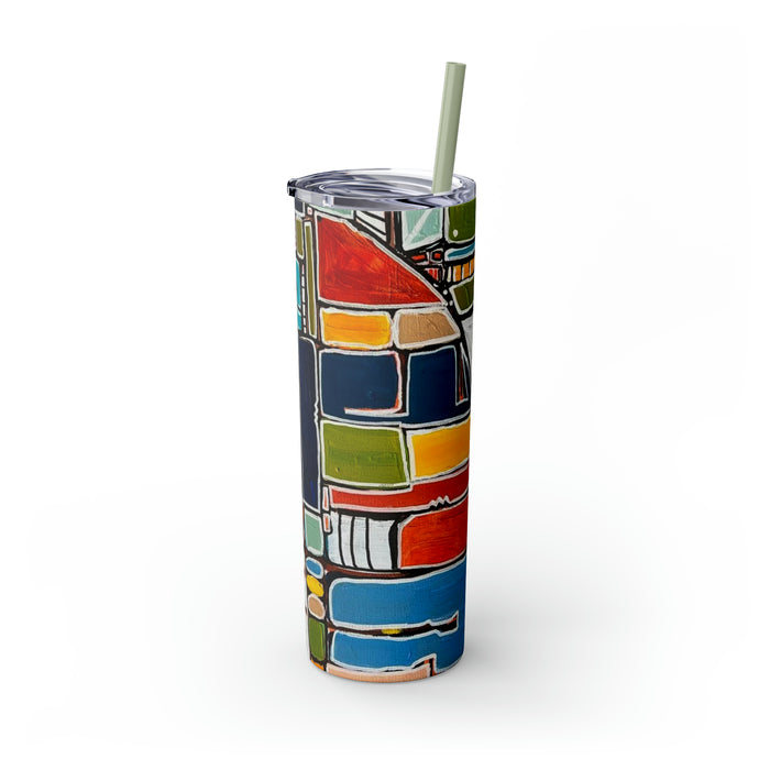 Skinny Tumbler with Straw, 20oz