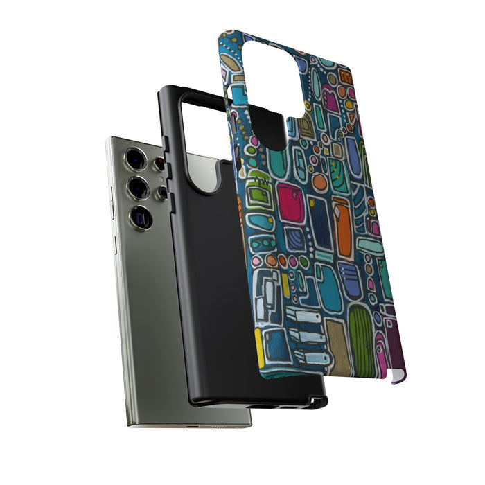 "Memory Den" Phone Case — Colorful Geometric  Protective Cover
