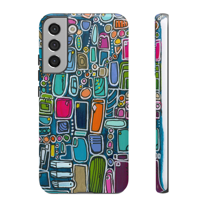 "Memory Den" Phone Case — Colorful Geometric  Protective Cover