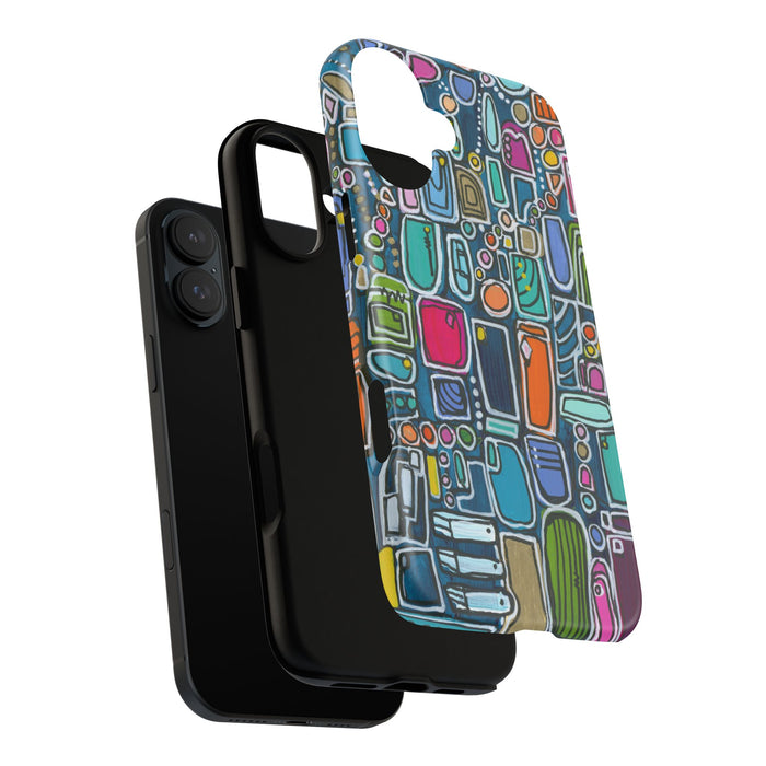 "Memory Den" Phone Case — Colorful Geometric  Protective Cover
