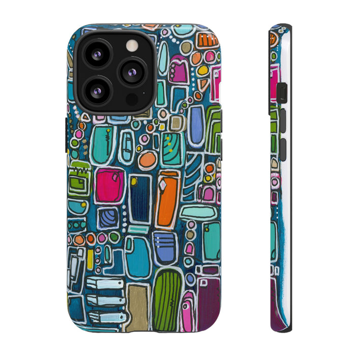 "Memory Den" Phone Case — Colorful Geometric  Protective Cover