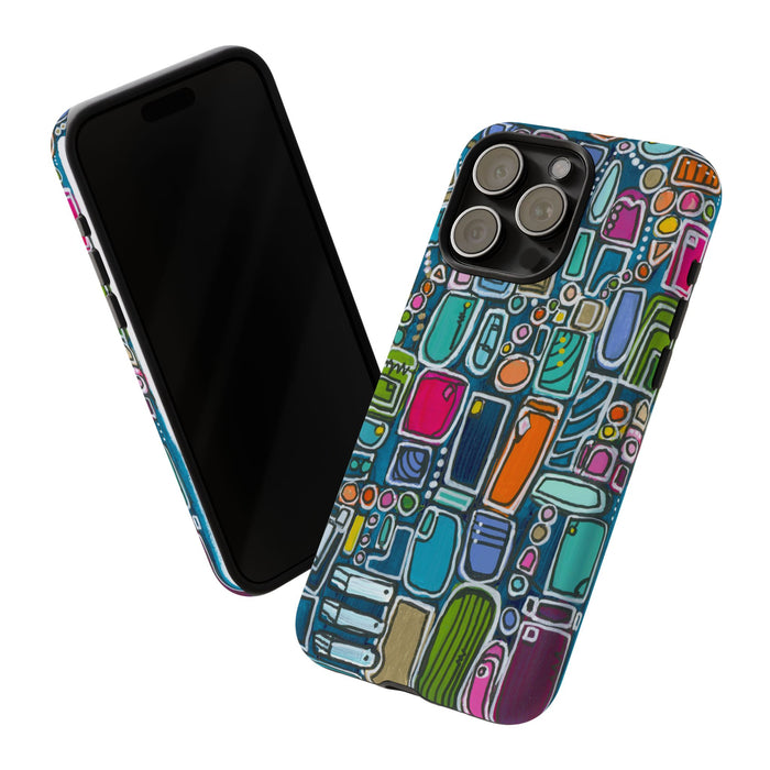 "Memory Den" Phone Case — Colorful Geometric  Protective Cover