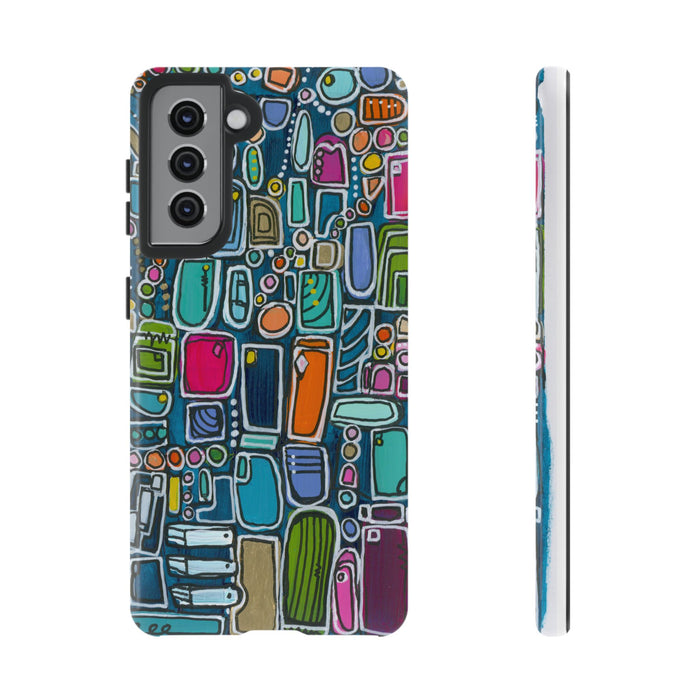 "Memory Den" Phone Case — Colorful Geometric  Protective Cover