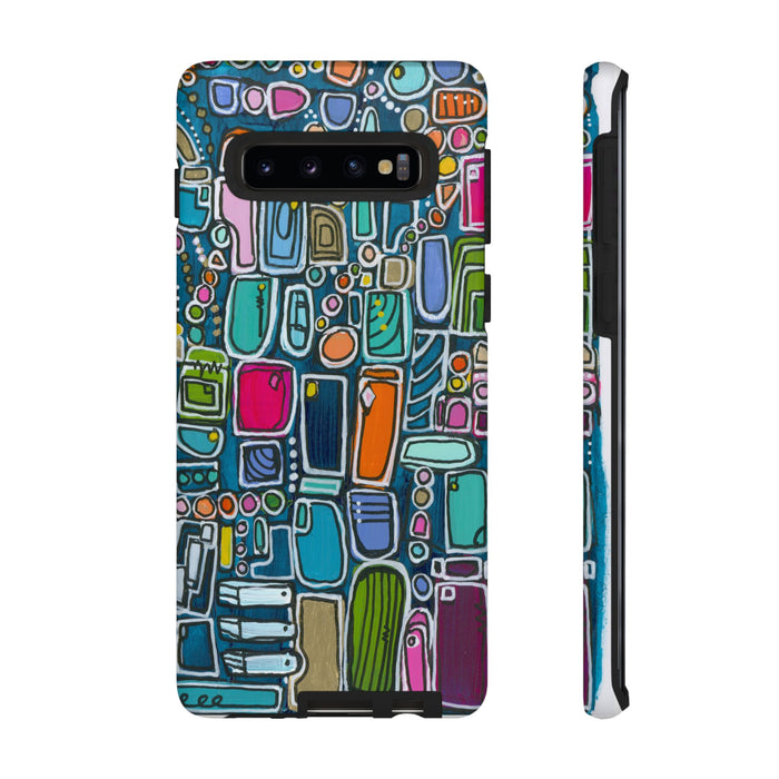 "Memory Den" Phone Case — Colorful Geometric  Protective Cover