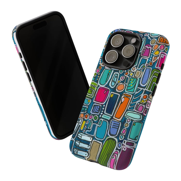 "Memory Den" Phone Case — Colorful Geometric  Protective Cover