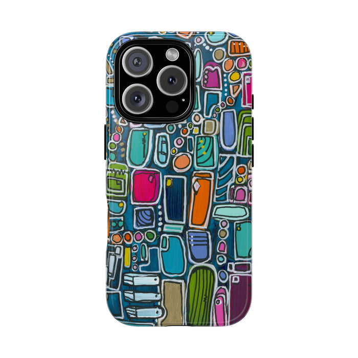 "Memory Den" Phone Case — Colorful Geometric  Protective Cover