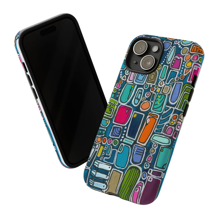 "Memory Den" Phone Case — Colorful Geometric  Protective Cover