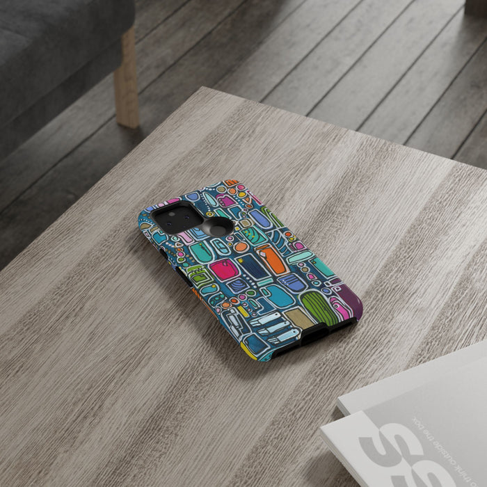 "Memory Den" Phone Case — Colorful Geometric  Protective Cover