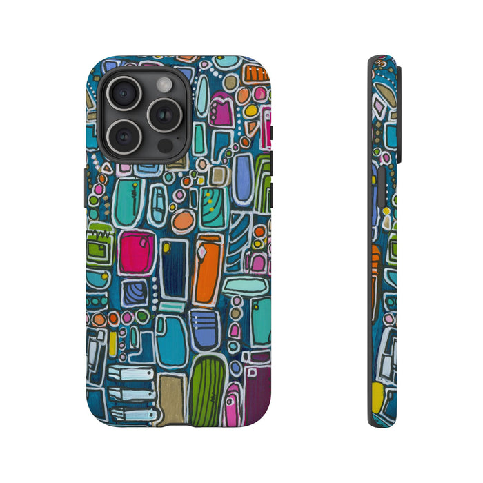 "Memory Den" Phone Case — Colorful Geometric  Protective Cover