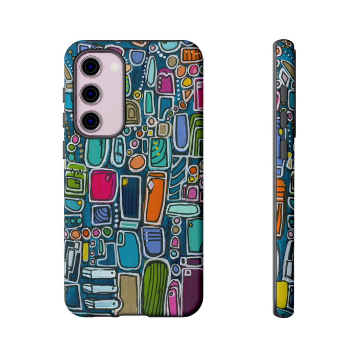 "Memory Den" Phone Case — Colorful Geometric  Protective Cover