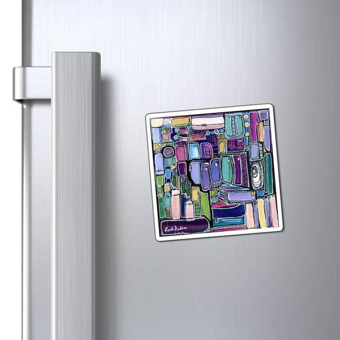 Purple Amethyst Fridge Magnet