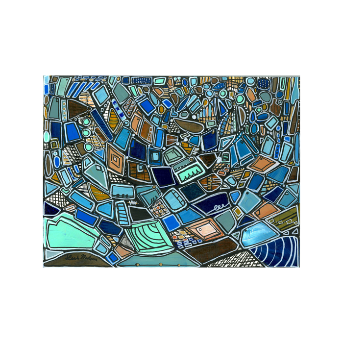 Leave on the Light For Me- Original Painting by Leah Nadeau
