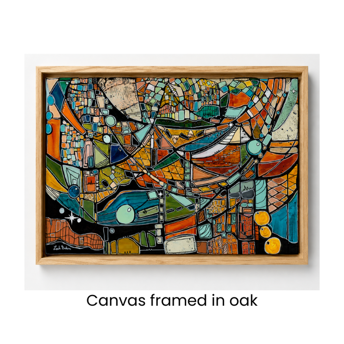"Palm Canyon Golden Hour" Mid Century Modern Fine Art Print