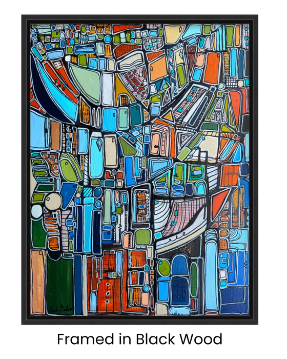 Memory Atlas- Original Painting by Leah Nadeau