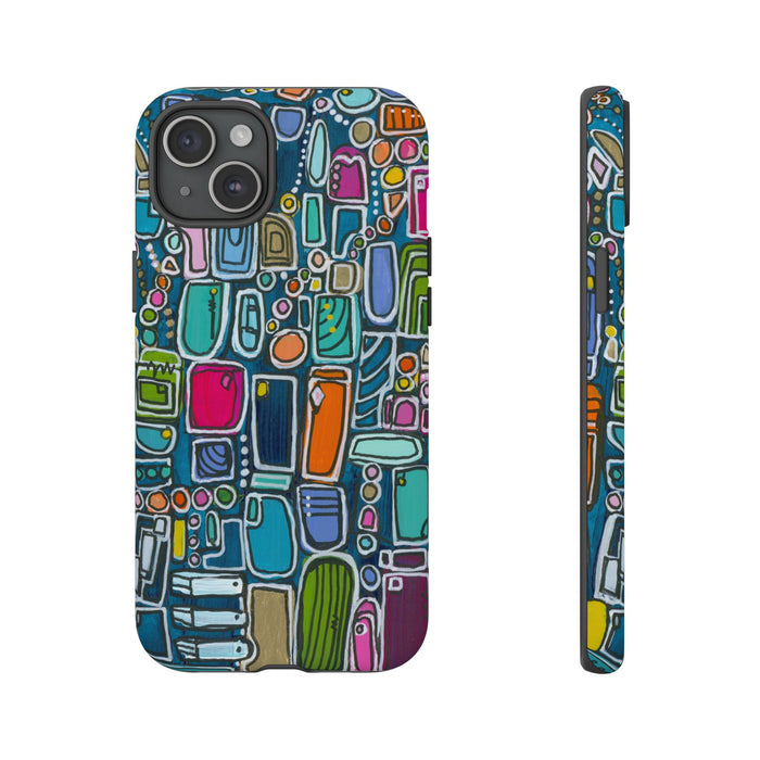 "Memory Den" Phone Case — Colorful Geometric  Protective Cover