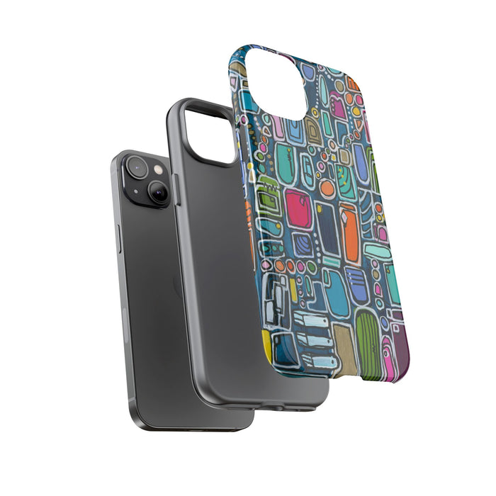 "Memory Den" Phone Case — Colorful Geometric  Protective Cover