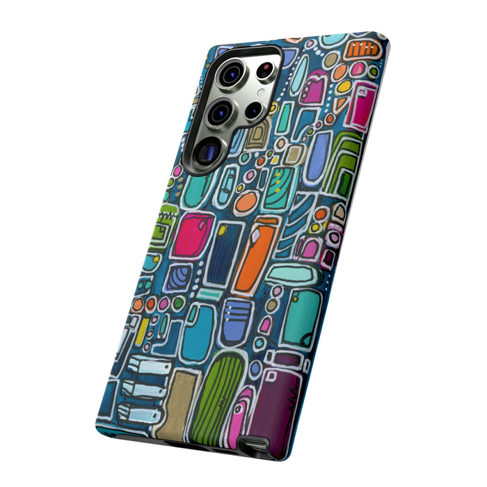 "Memory Den" Phone Case — Colorful Geometric  Protective Cover