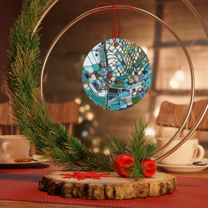 View From The Window Seat Ornament (Double Sided)