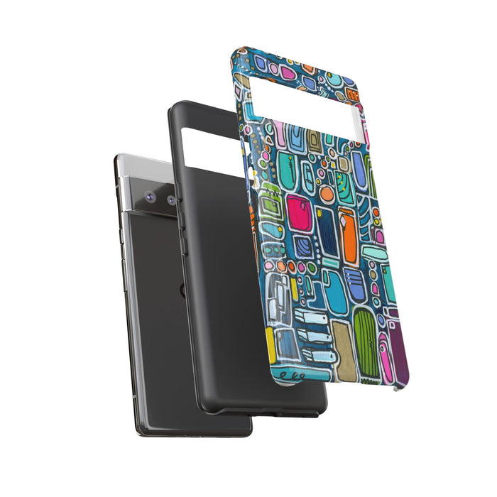 "Memory Den" Phone Case — Colorful Geometric  Protective Cover
