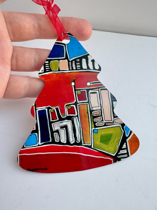 "Christmas Skyline" Ornament