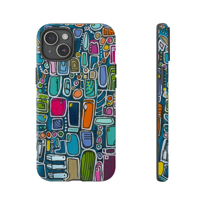 "Memory Den" Phone Case — Colorful Geometric  Protective Cover