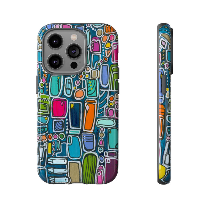 "Memory Den" Phone Case — Colorful Geometric  Protective Cover