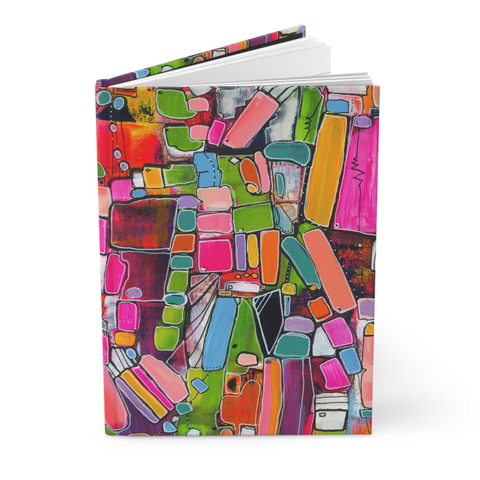 Fictional Fragments lined Hardcover Journal
