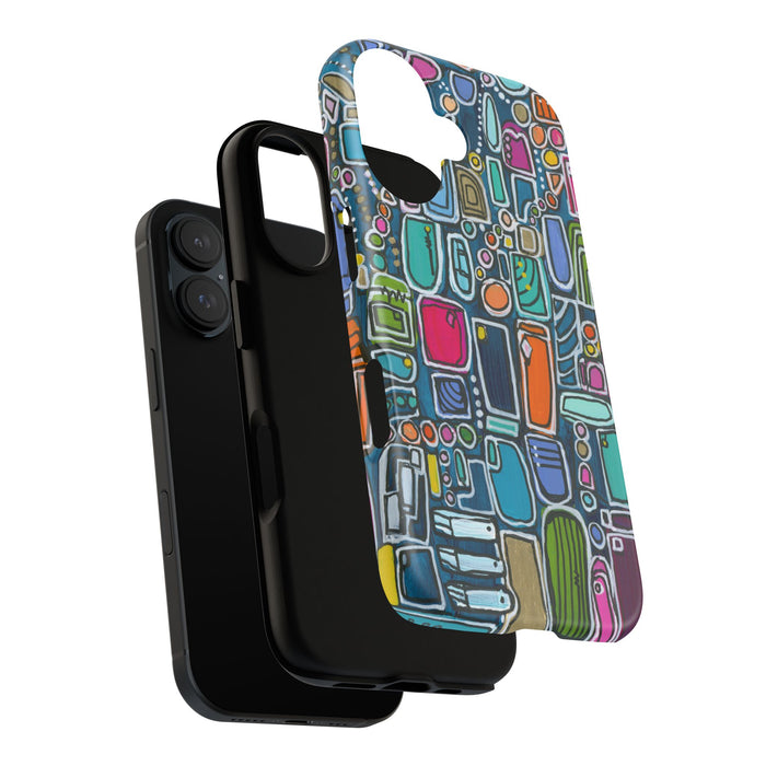 "Memory Den" Phone Case — Colorful Geometric  Protective Cover