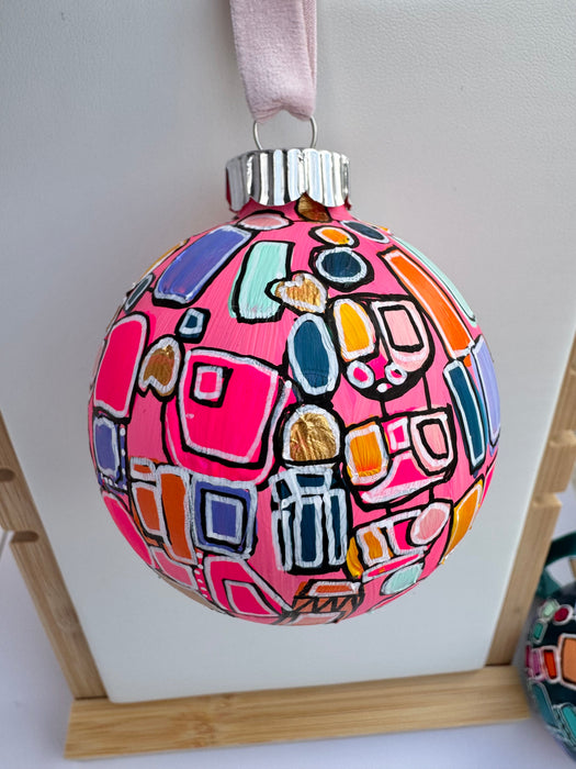 "Malibu Barbie" Glass Ornament