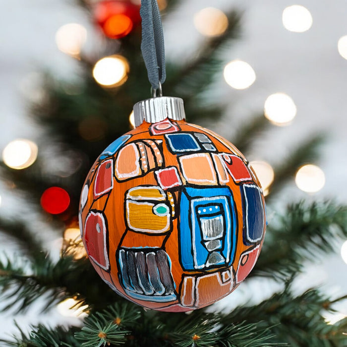 "Ode to Calder" Glass Ornament