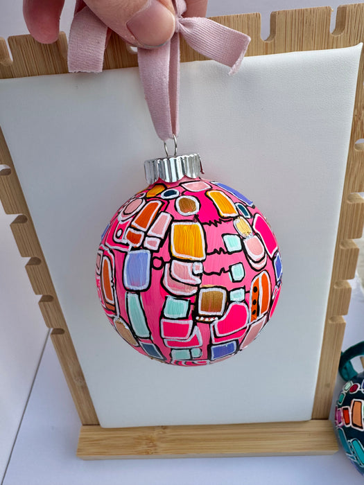 "Malibu Barbie" Glass Ornament