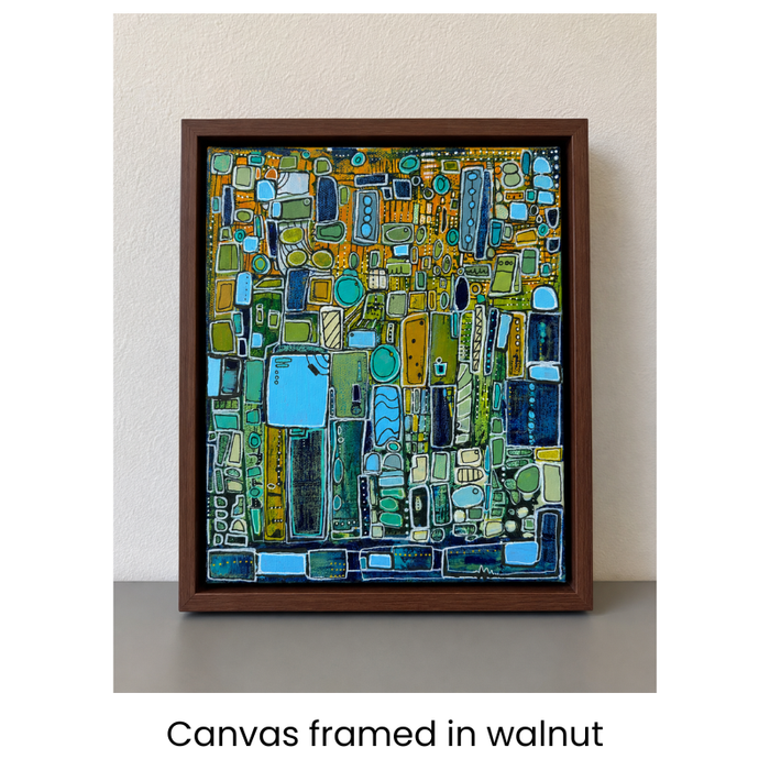 "Energetic Metropolis" Limited Edition Fine Art Print- Canvas and Paper