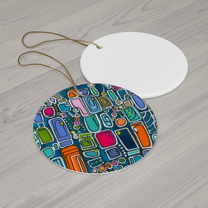 "Memory Den" Ceramic Ornament