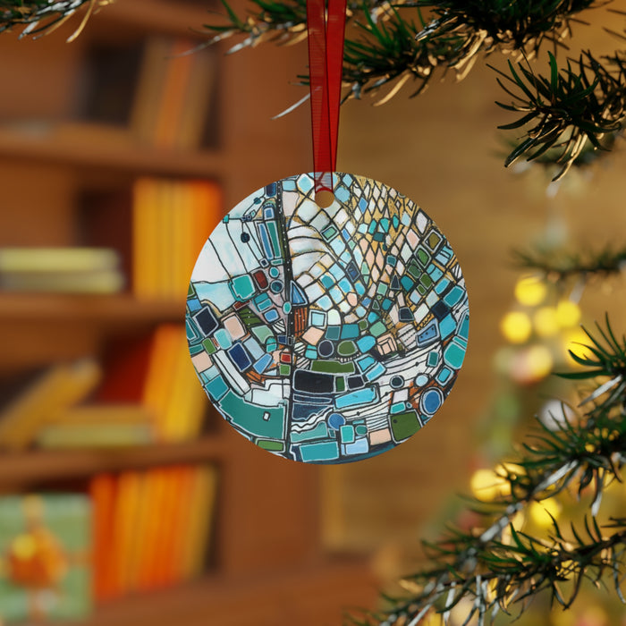 View From The Window Seat Ornament (Double Sided)