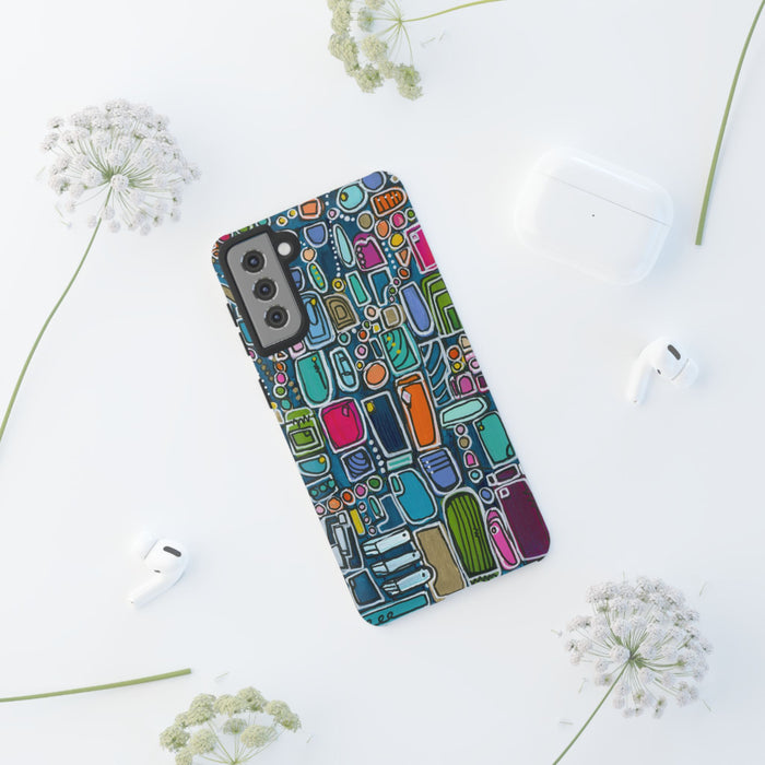 "Memory Den" Phone Case — Colorful Geometric  Protective Cover