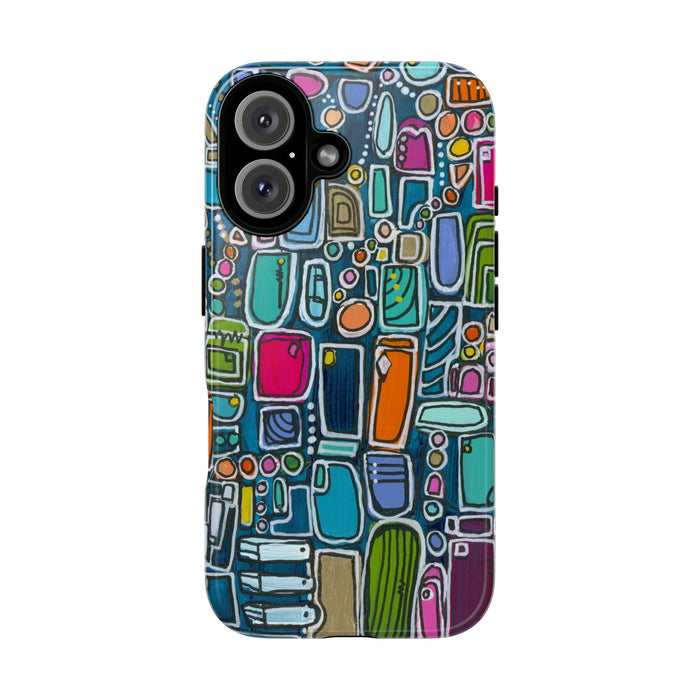 "Memory Den" Phone Case — Colorful Geometric  Protective Cover