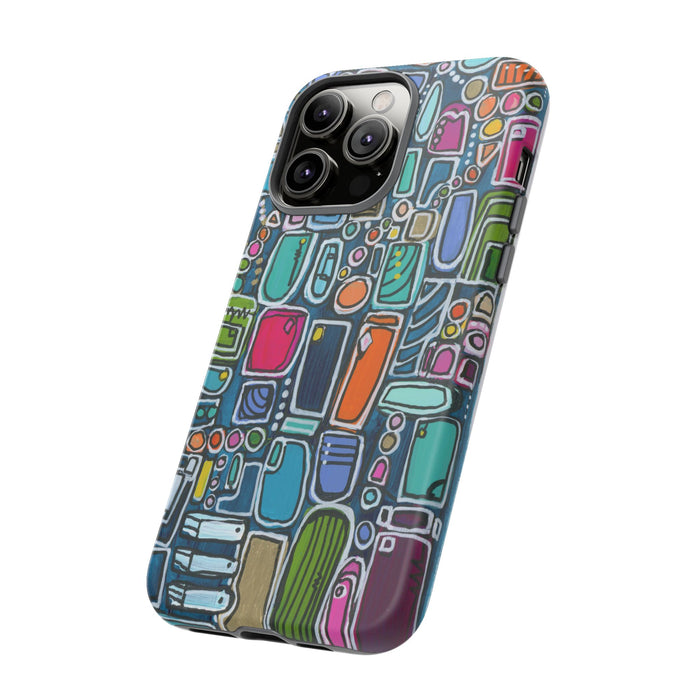 "Memory Den" Phone Case — Colorful Geometric  Protective Cover