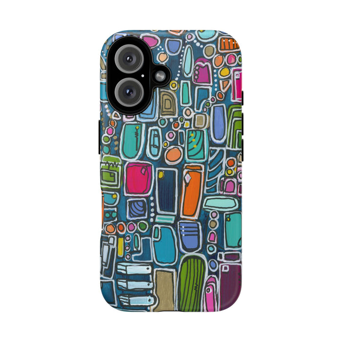 "Memory Den" Phone Case — Colorful Geometric  Protective Cover