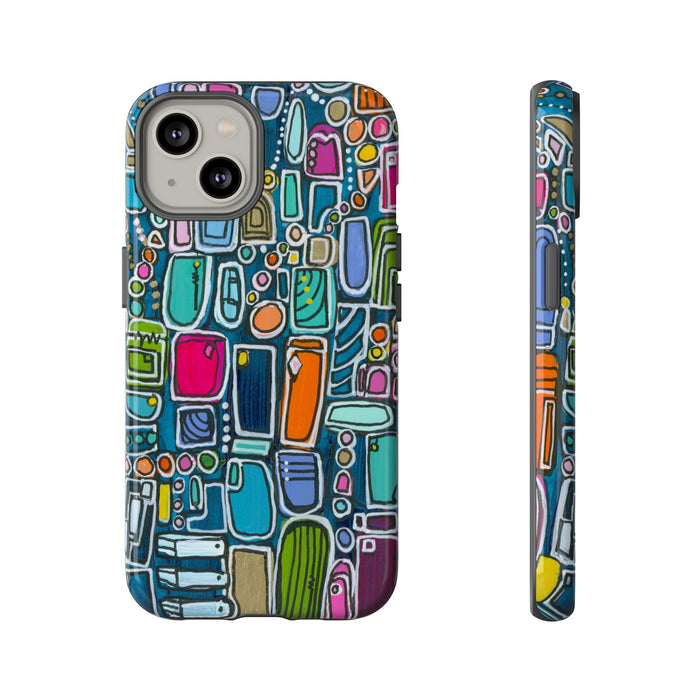 "Memory Den" Phone Case — Colorful Geometric  Protective Cover