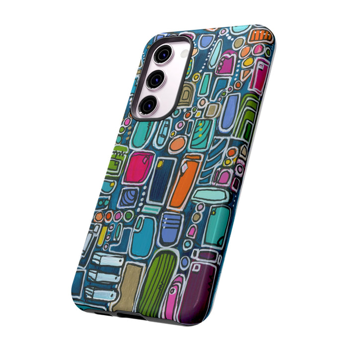 "Memory Den" Phone Case — Colorful Geometric  Protective Cover