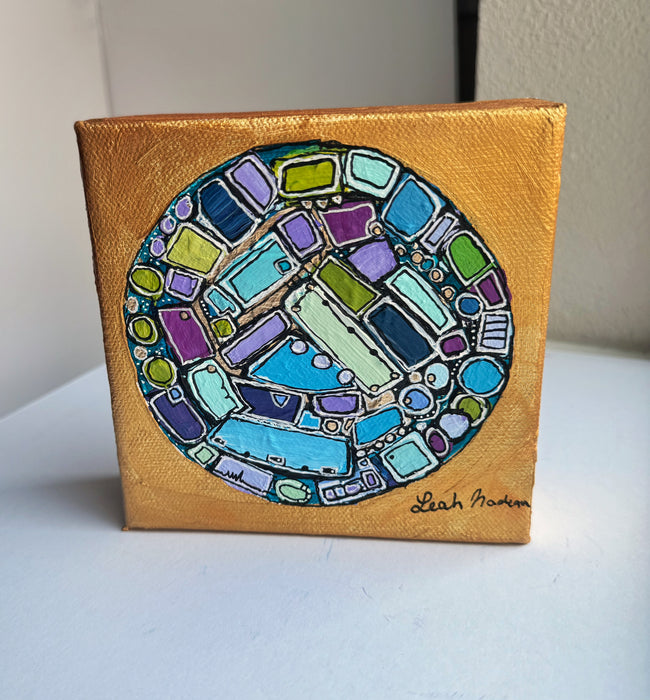 Periwinkle- Original Painting by Leah Nadeau