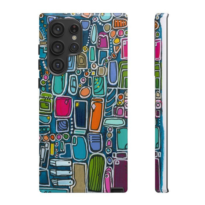 "Memory Den" Phone Case — Colorful Geometric  Protective Cover