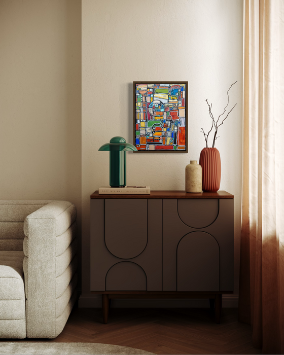Paint by Numbers- Original Painting by Leah Nadeau