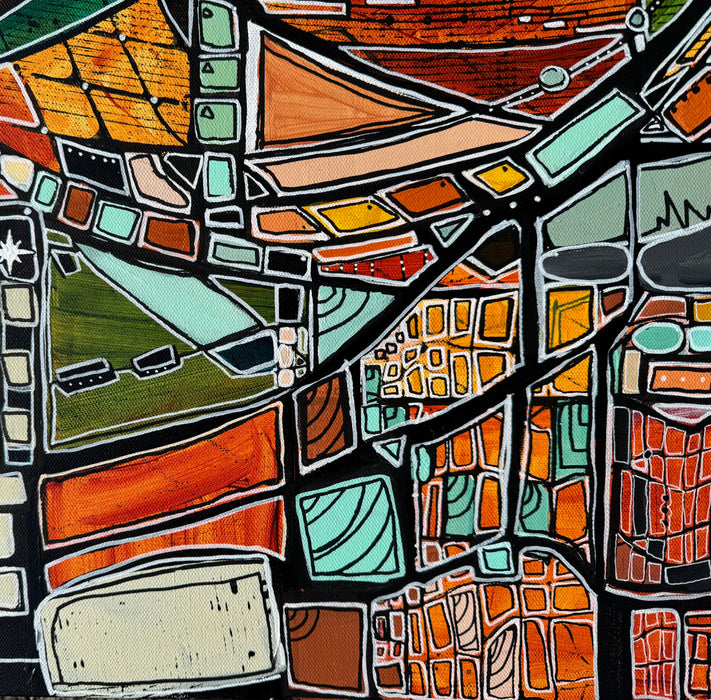 Palm Canyon Golden Hour Fine Art Print