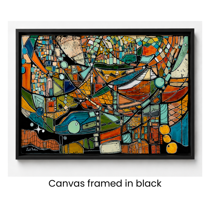 "Palm Canyon Golden Hour" Mid Century Modern Fine Art Print