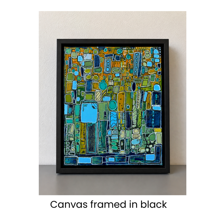 "Energetic Metropolis" Limited Edition Fine Art Print- Canvas and Paper